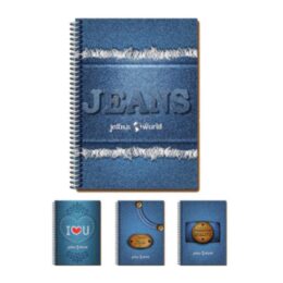 Caderno Espiral 1x1 com 96 folhas