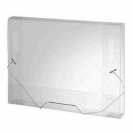 Pasta aba elástico ofício Cristal Plascony