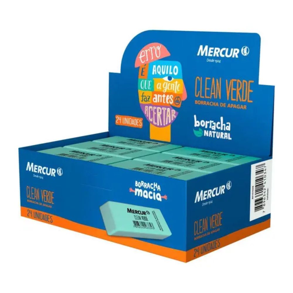 Borracha macia clean verde