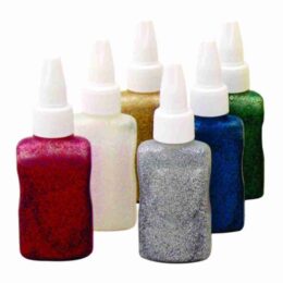 Cola colorida brilhante