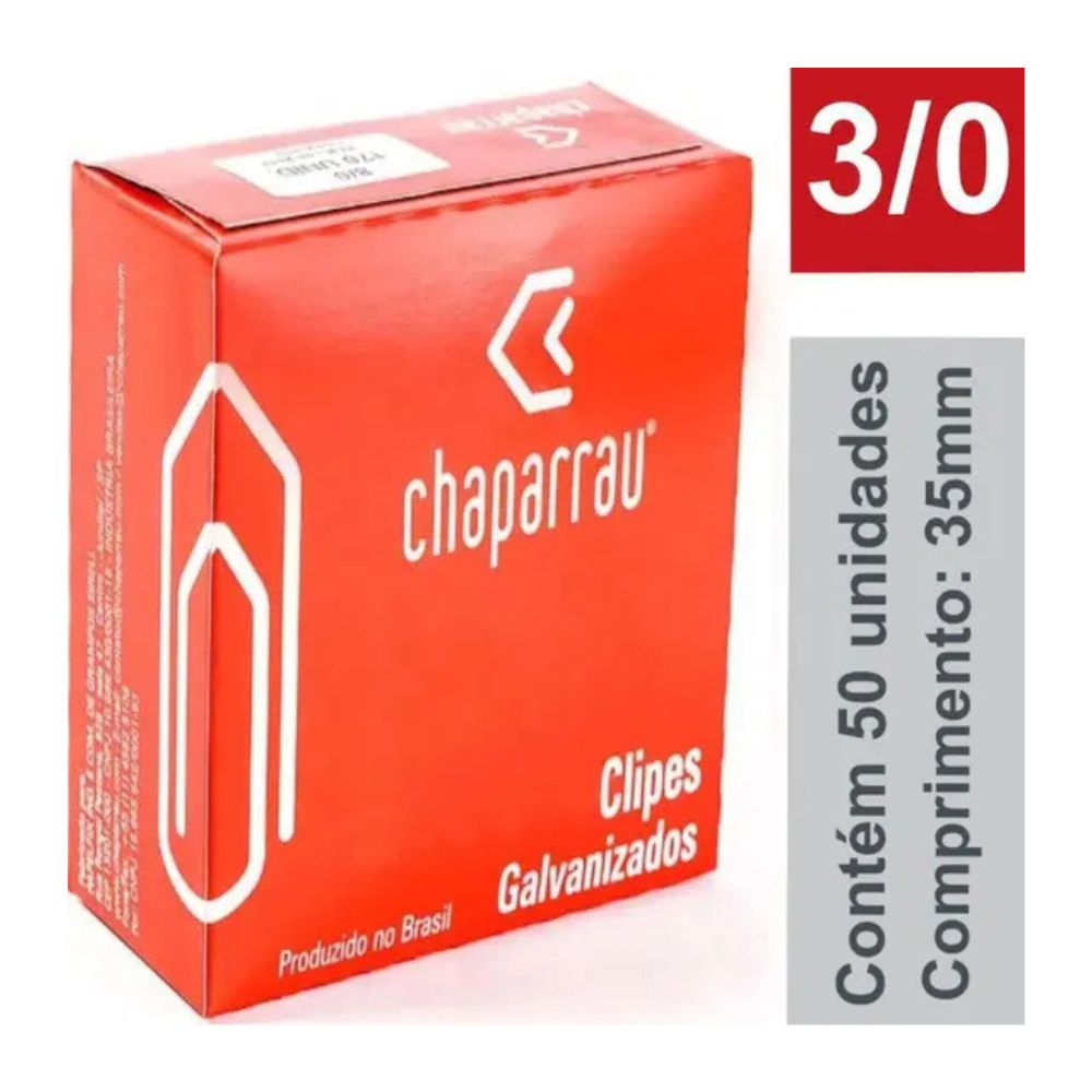 Clips Top n° 3/0 galvanizado com 440 unidades