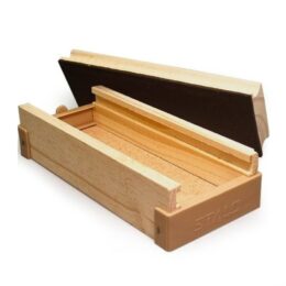 Apagador de madeira pinus com estojo