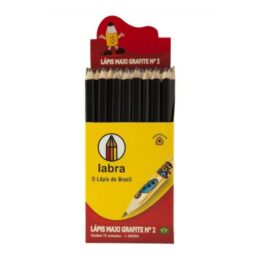 Lapis Preto Nº 2 Redondo C/144 Unidades – Labra