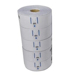 Bobina senha bico de pato 3 dígitos 2000 números