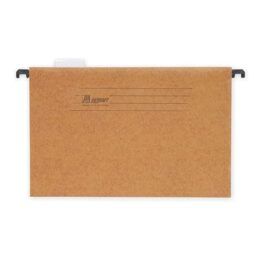 Pasta suspensa marmorizada com vareta plástica e grampo