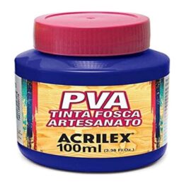 Tinta fosca para artesanato azul turquesa