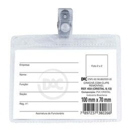 Crachá com Presilha
