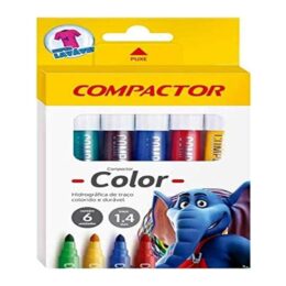 Pincel atômico hidrográfico arredondada