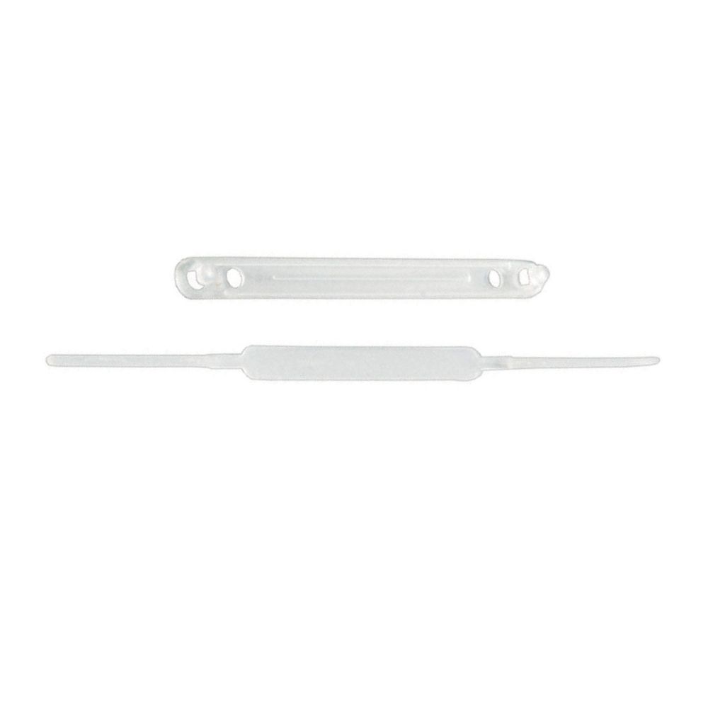 Grampo plástico branco