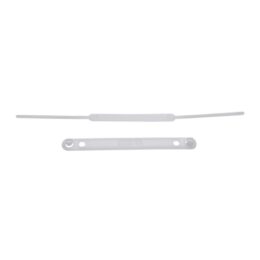 Grampo plástico branco