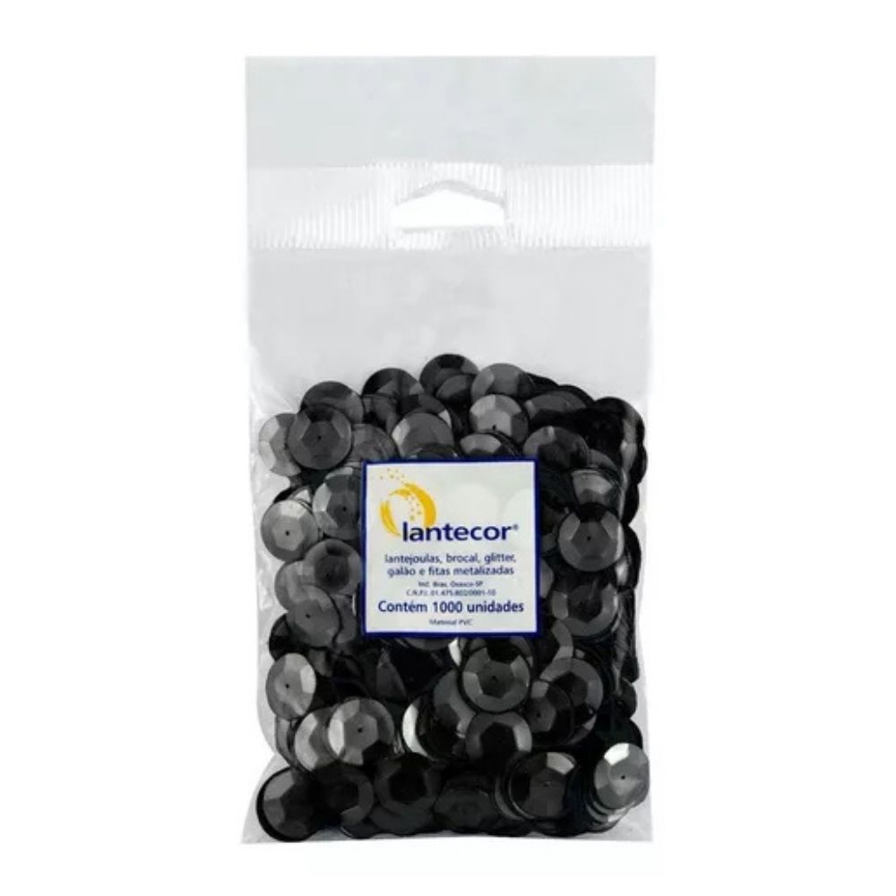 Lantejoula Lantecor Preto