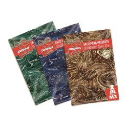 Saco metalizado para presente