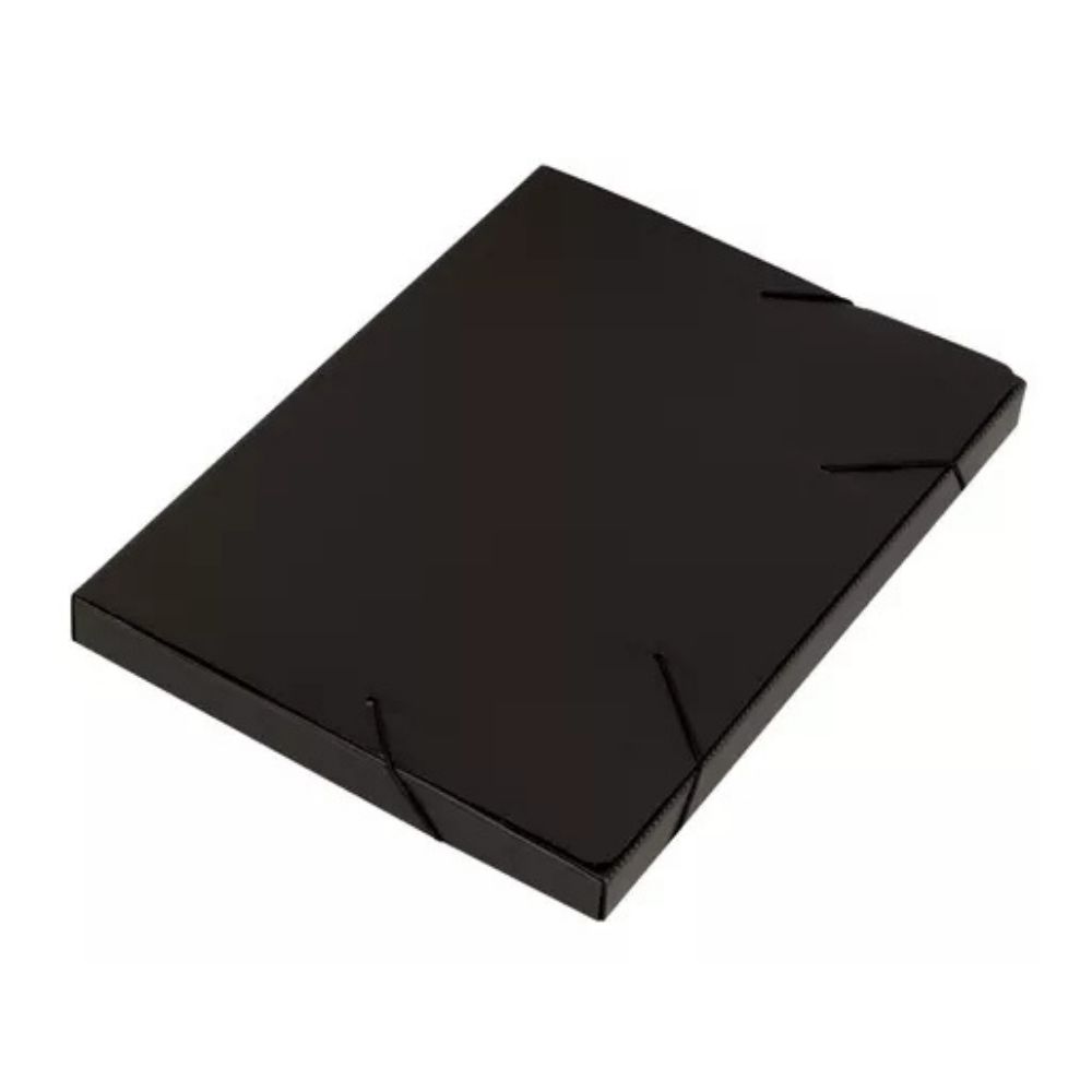 Pasta polionda com elástico preta