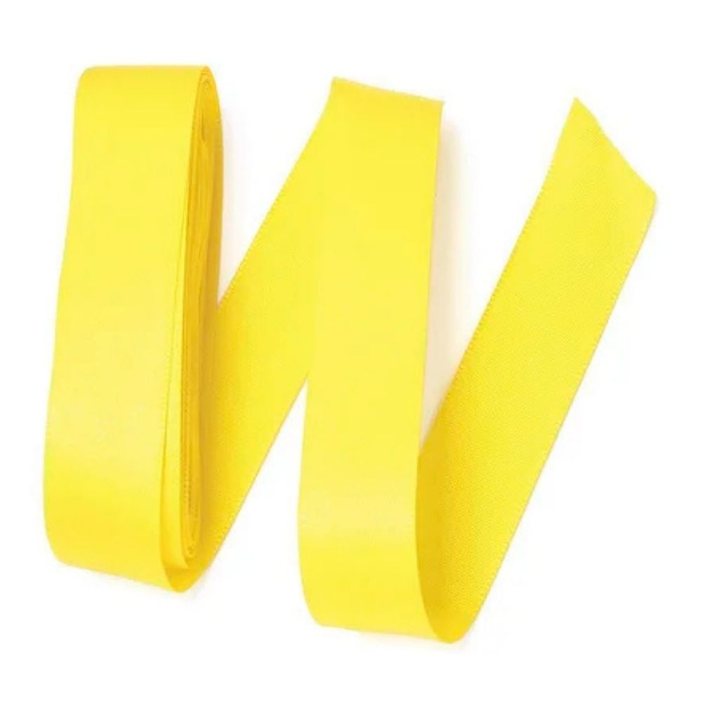 Fita cetim n°9 amarelo canário