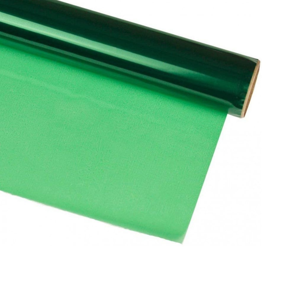 Papel celofone verde