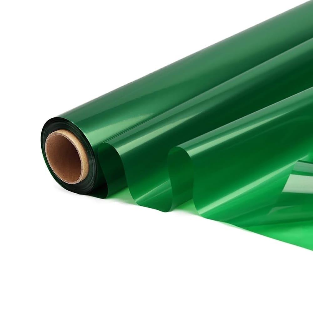 Papel celofone verde
