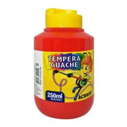 Tinta guache vermelho