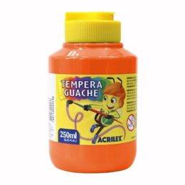 Tinta guache laranja