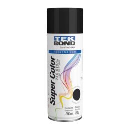 Tinta aerosol preto brilhante