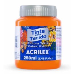 Tinta tecido fosca laranja