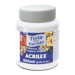 Tinta tecido fosco branco