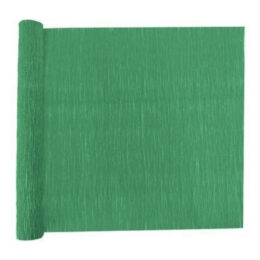 Papel crepom verde bandeira