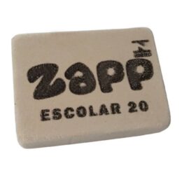 Borracha escolar branca