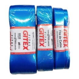 Fita cetim n°2 azul