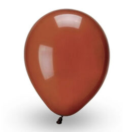 Balão liso 09 marrom