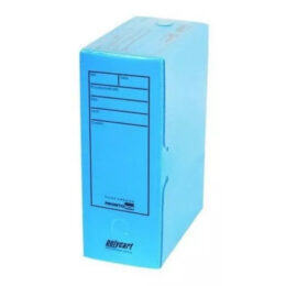 Arquivo morto plástico prontbox azul