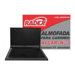 Almofada Carimbo N.3 Vermelha