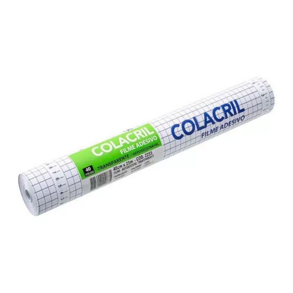 Papel Adesivo De Contacto Transparente Cristal