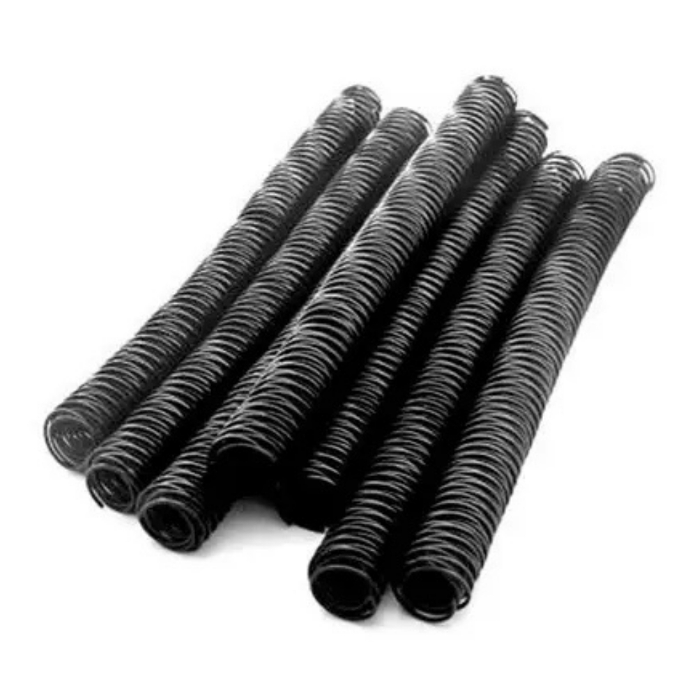 Espiral para 35 folhas preto