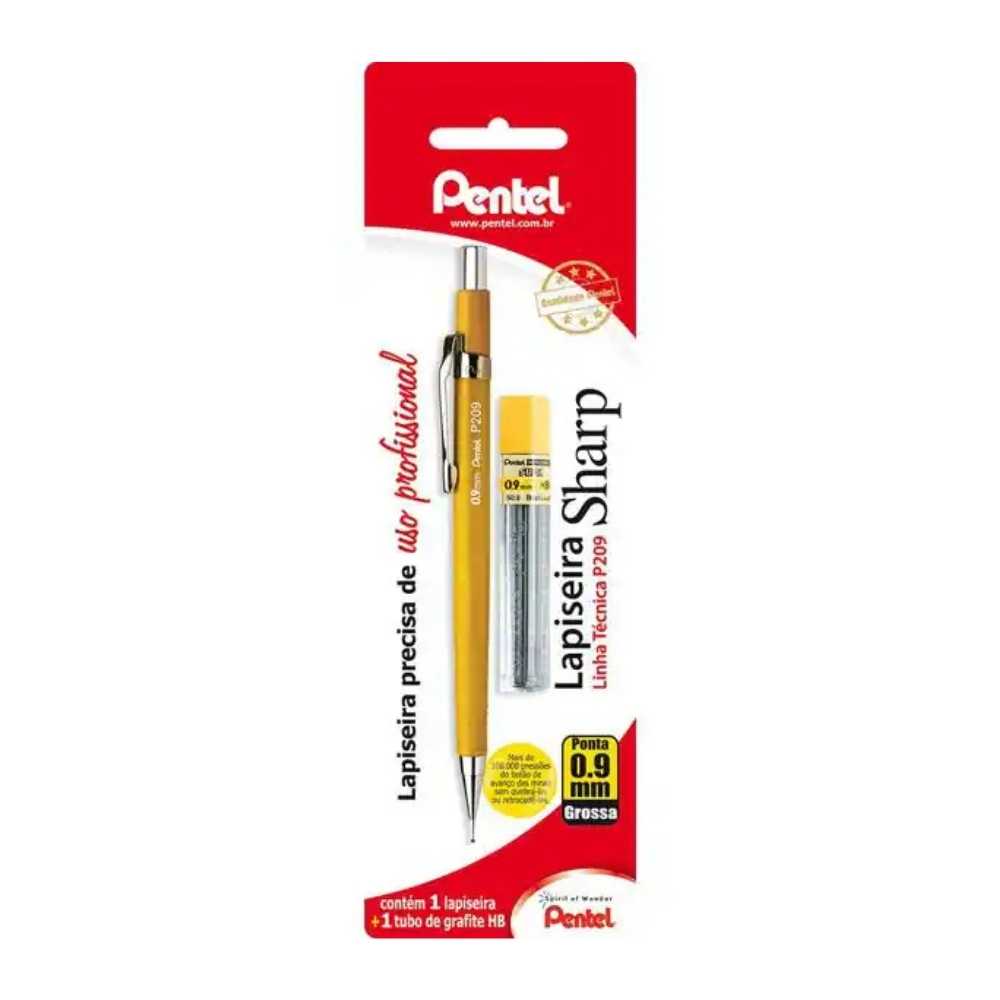 Lapiseira 0.9mm amarela