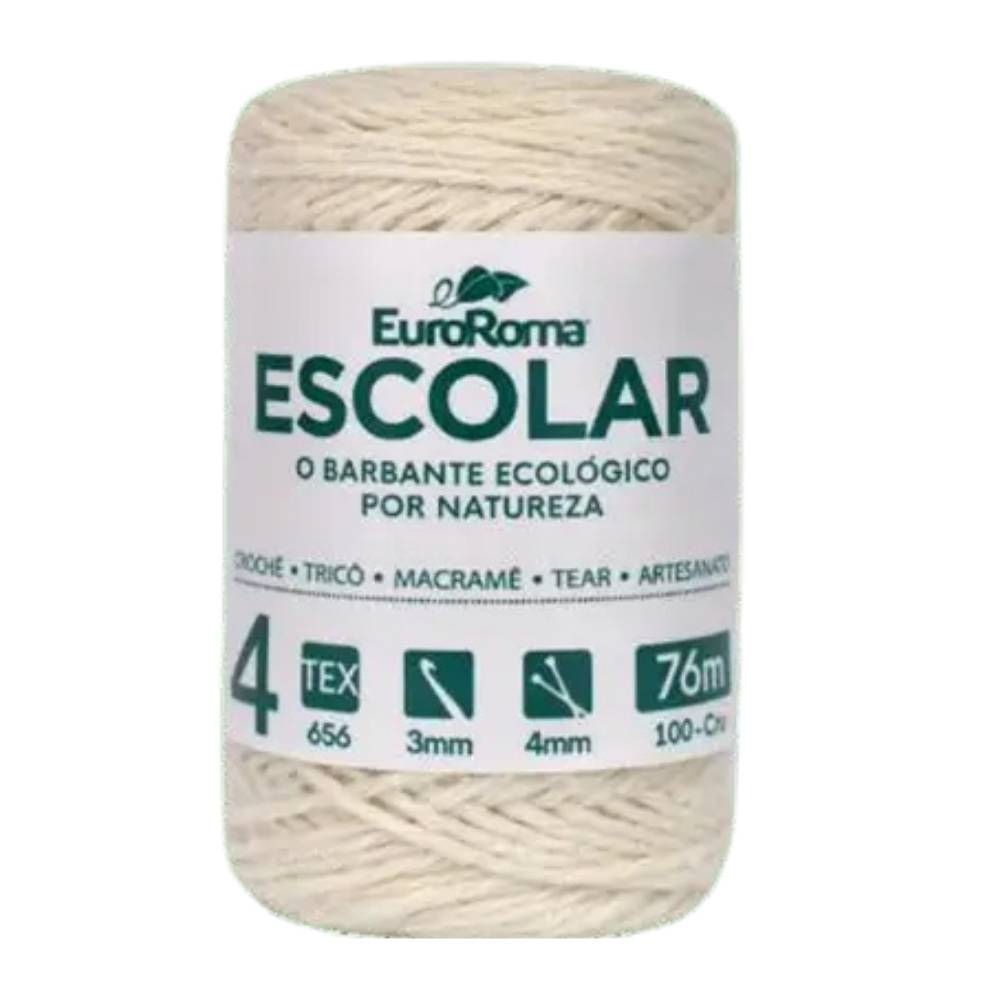 Barbante Escolar Cru Euroroma