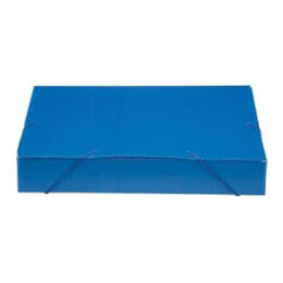 Pasta com elástico azul