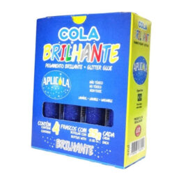 Cola brilhante ouro