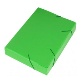 Pasta polionda verde com elástico