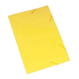 Pasta cartão com abas e elástico