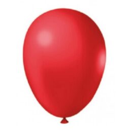 Balão liso vermelho