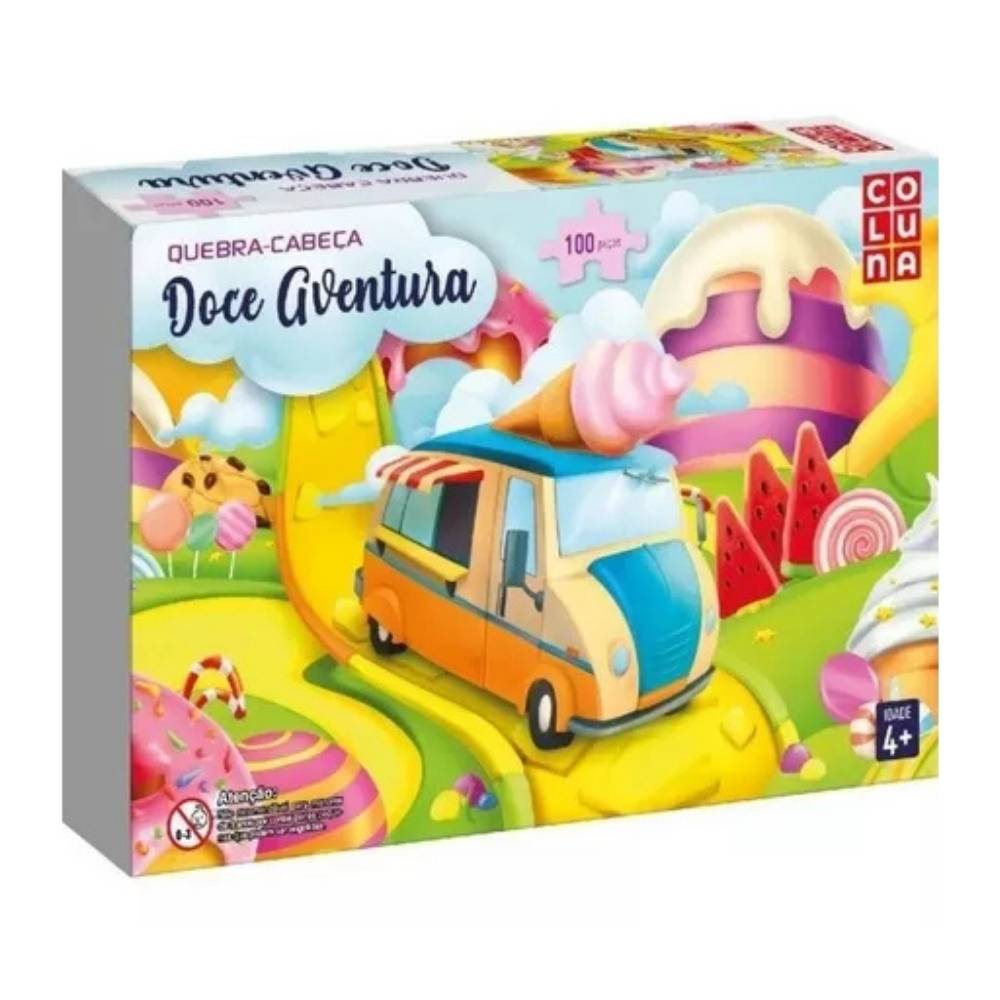 Quebra cabeça 100 peças