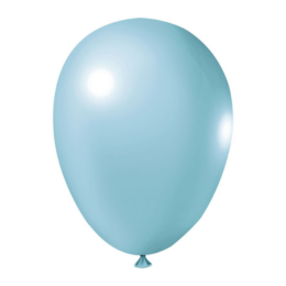 Balão liso azul claro 6,5