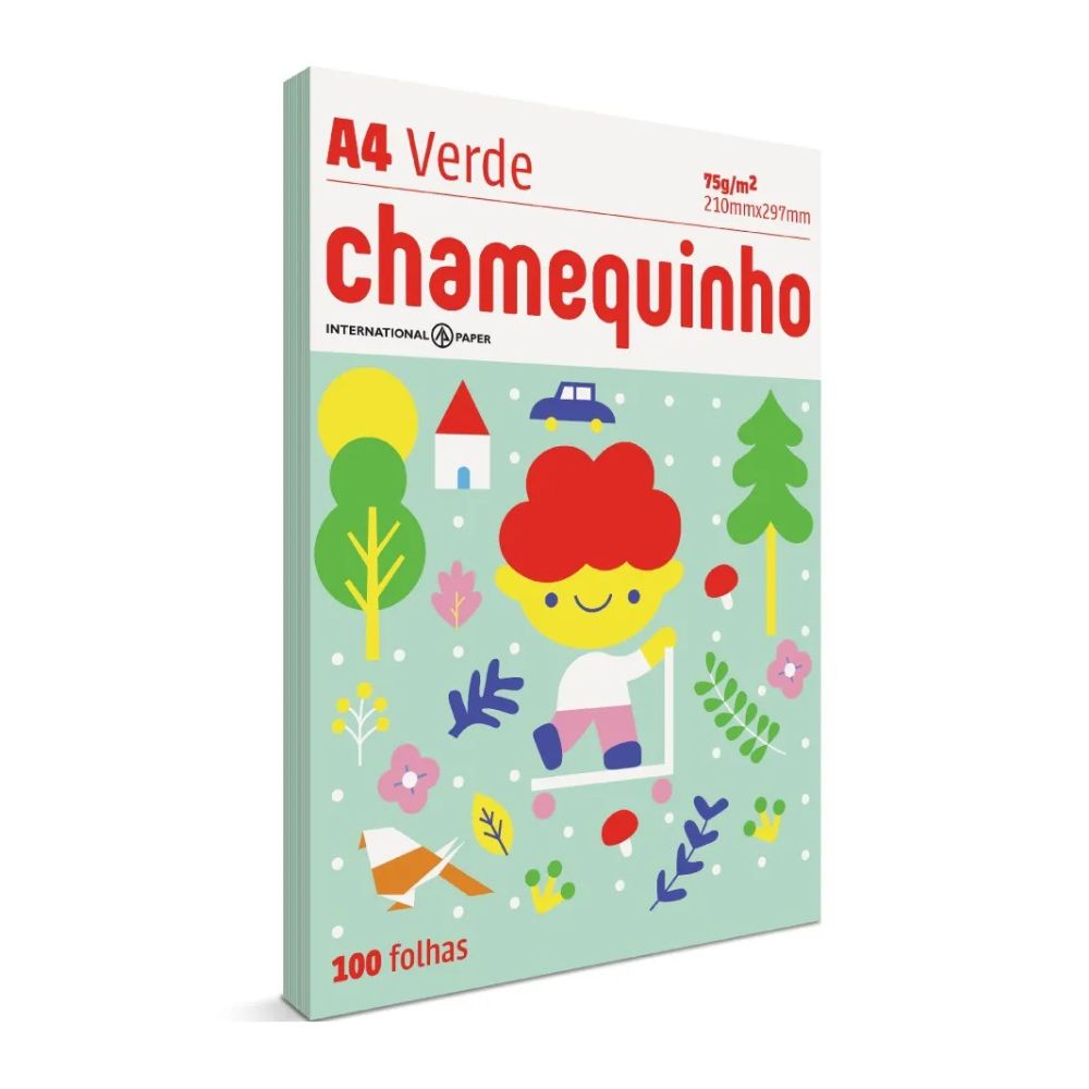 Papel Sulfite Verde