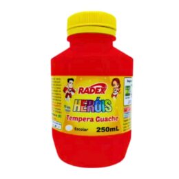 Tinta guache vermelho