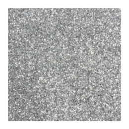 Placa EVA glitter prata