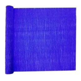 Papel crepom azul escuro