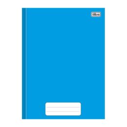 Caderno capa dura universitário 80 folhas