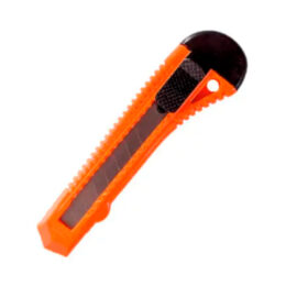 Estilete Plástico Largo 18mm Colorido