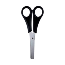 Tesoura escolar 13cm preta