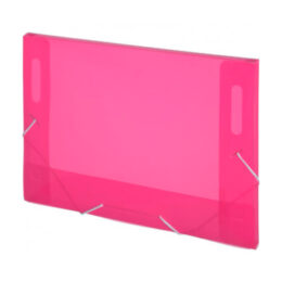 Pasta Aba Elástico Ofício 17mm Rosa